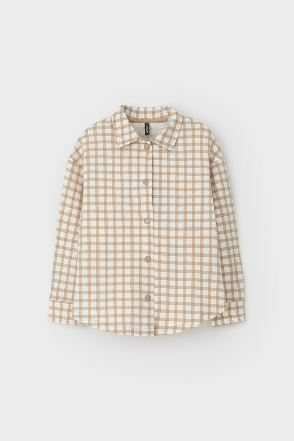 Рубашка для девочки, артикул: КР 302559-1, цвет: бежевый