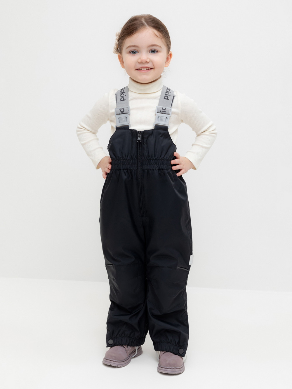 Брюки утепленные, артикул: ВК 46016/25/1 ГР, цвет: черный