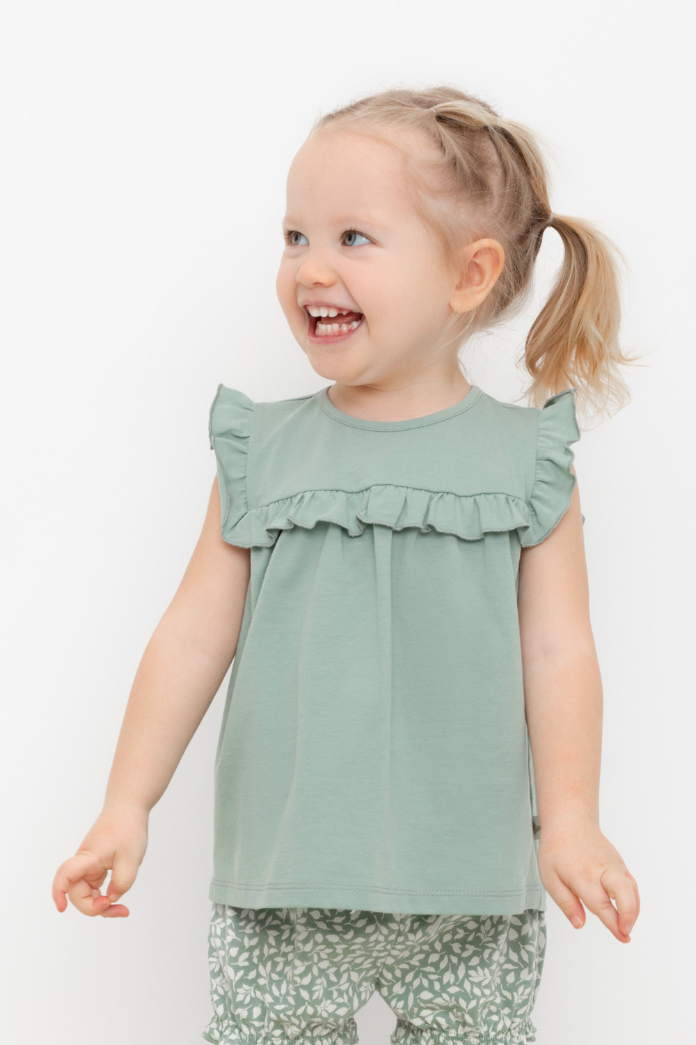 Футболка для девочки, артикул: КР 302443, цвет: минт