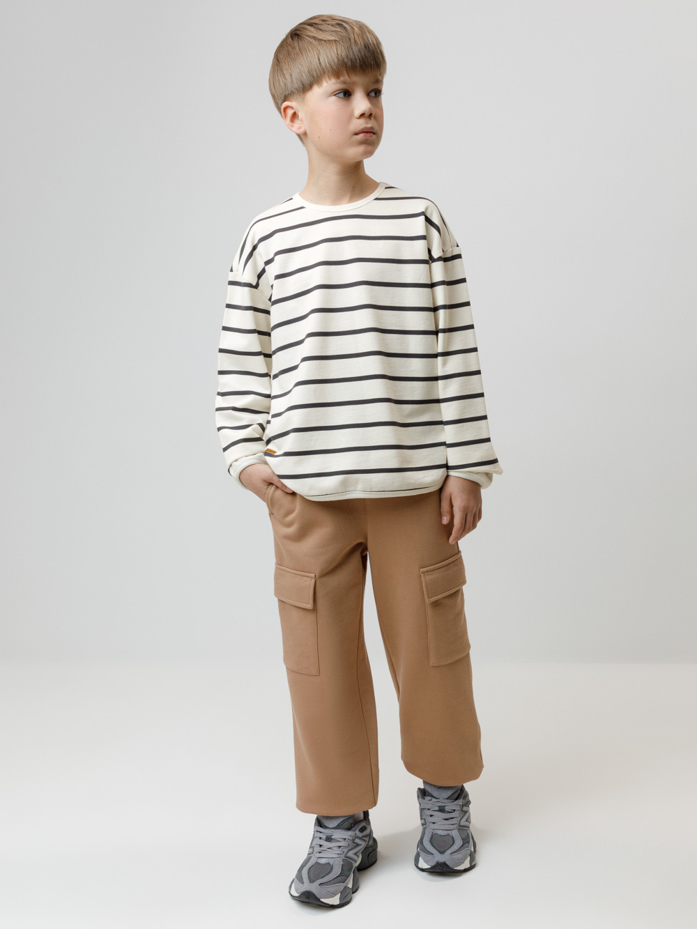 Брюки для мальчика, артикул: КР 400854, цвет: коричневый