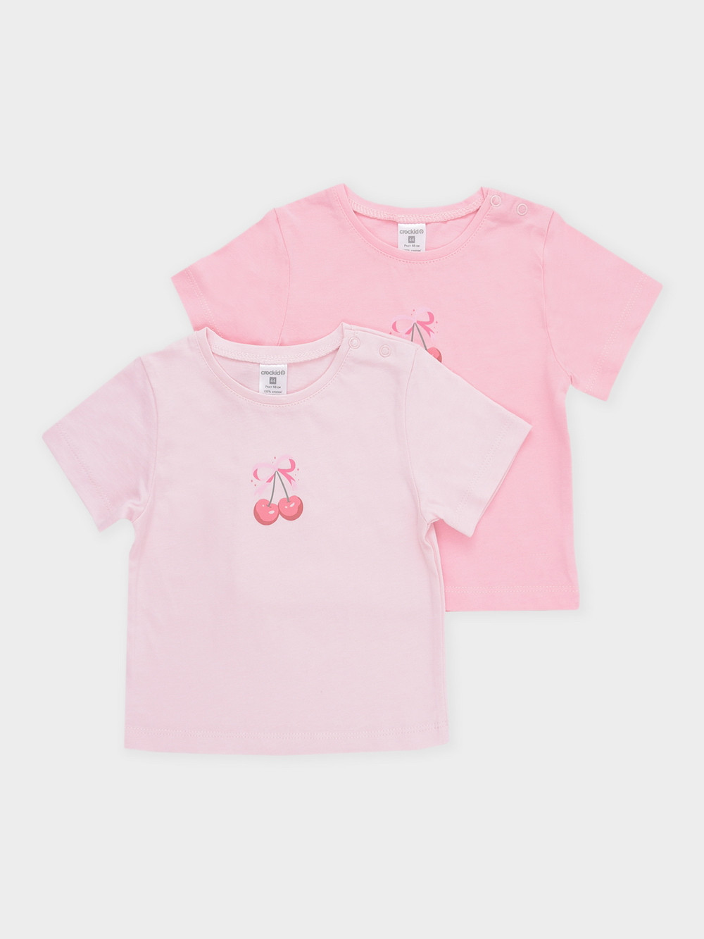 Футболка для новорожденных, артикул: К 302759-2уп, цвет: розовый