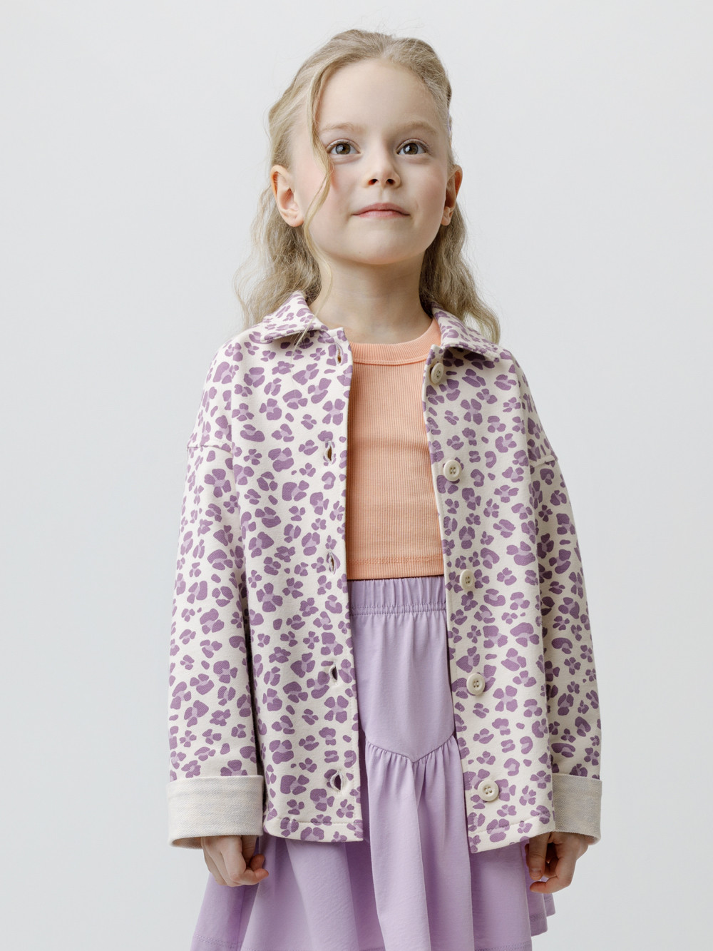 Рубашка для девочки, артикул: КР 302999-1, цвет: сахар