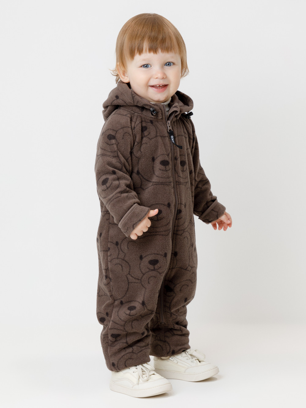 Комбинезон для мальчика, артикул: ФЛ 60009/н/5 ГР, цвет: коричневый