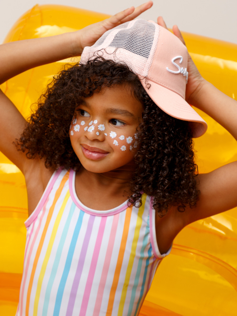 Купальник для девочки, артикул: ТК 16006/14н ХФ, цвет: белый