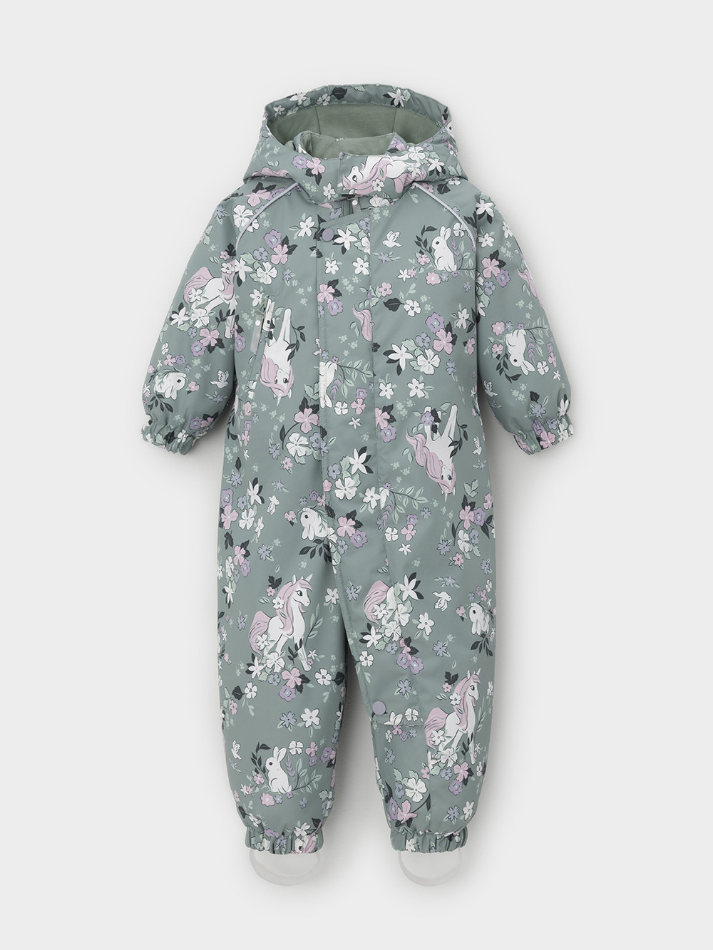 Комбинезоны утепленные для девочки, артикул: ВК 60085/н/72 Ал, цвет: минт, фото 2