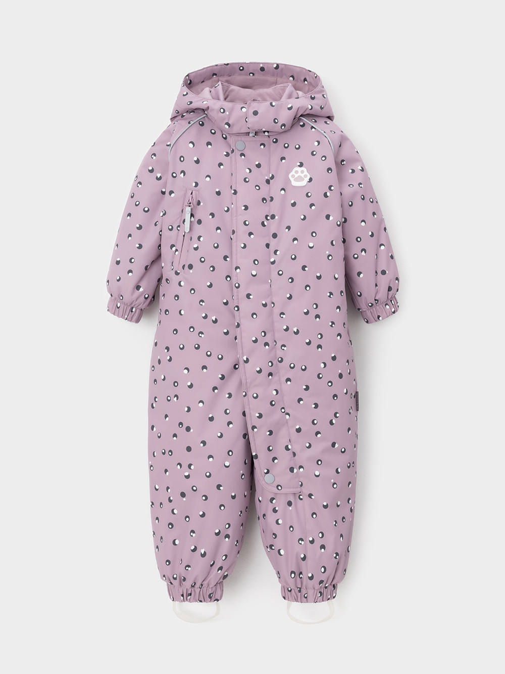 Комбинезоны утепленные для девочки, артикул: ВК 60138/н/3 УЗГ, цвет: розовый, фото 2