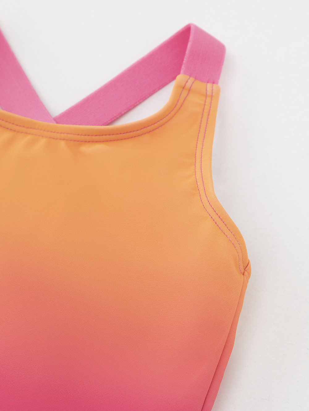 Купальник для девочки, артикул: ТК 16029/1 ФВ, цвет: розовый, фото 2