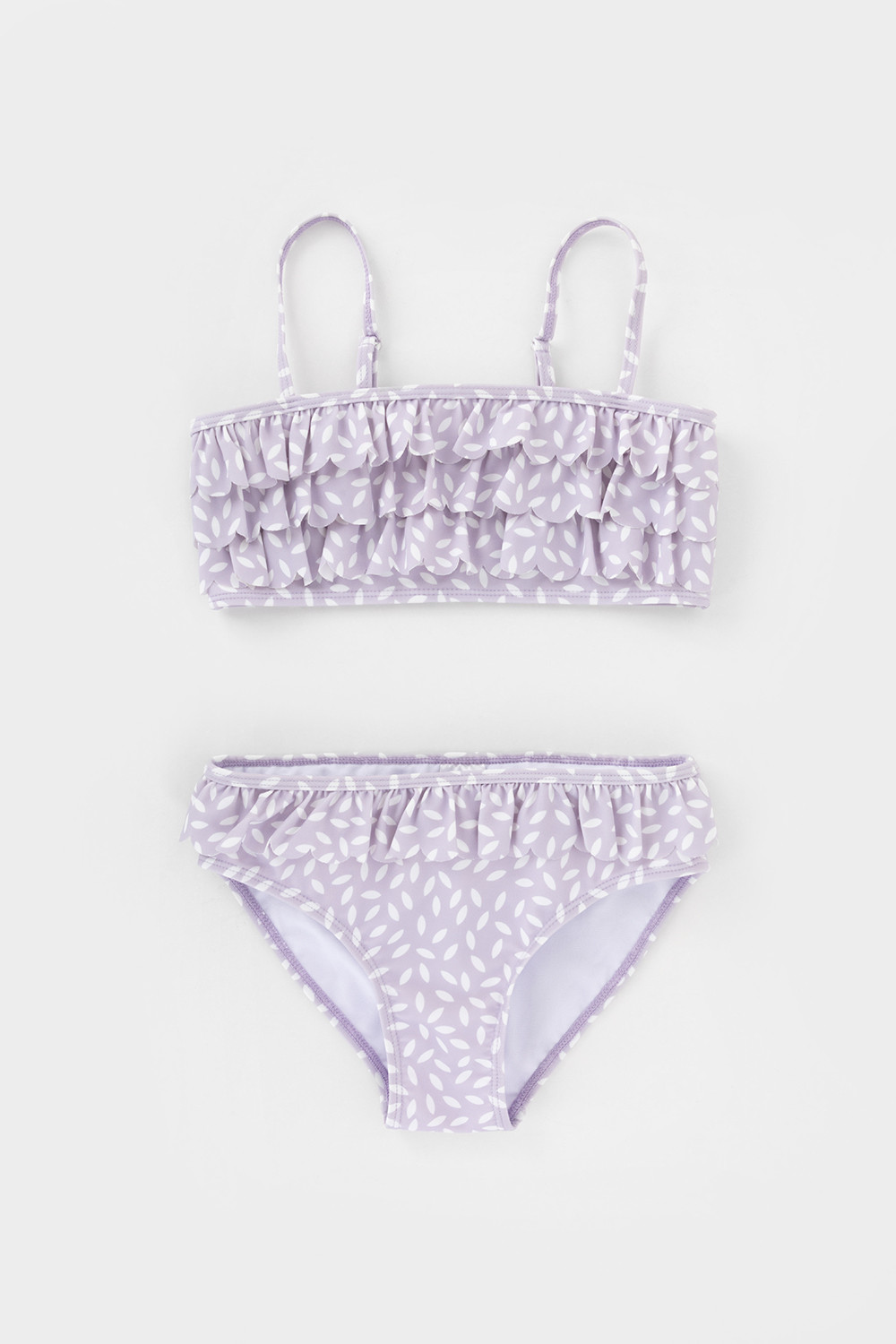 Купальник для девочки, артикул: ТК 17009/7н ФВ, цвет: фиолетовый, фото 2