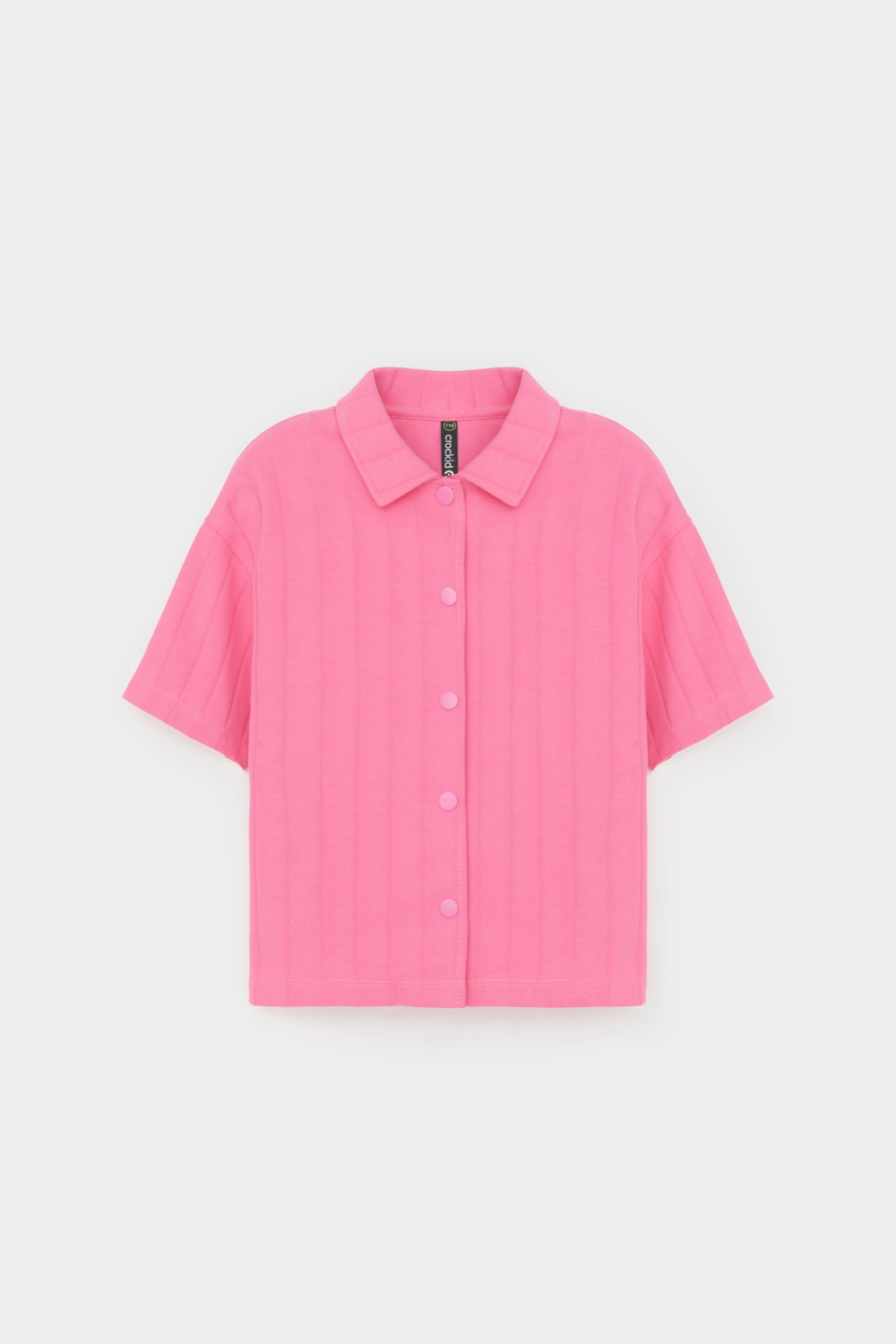 Рубашка для девочки, артикул: КР 302718-1, цвет: ярко-розовый, фото 2
