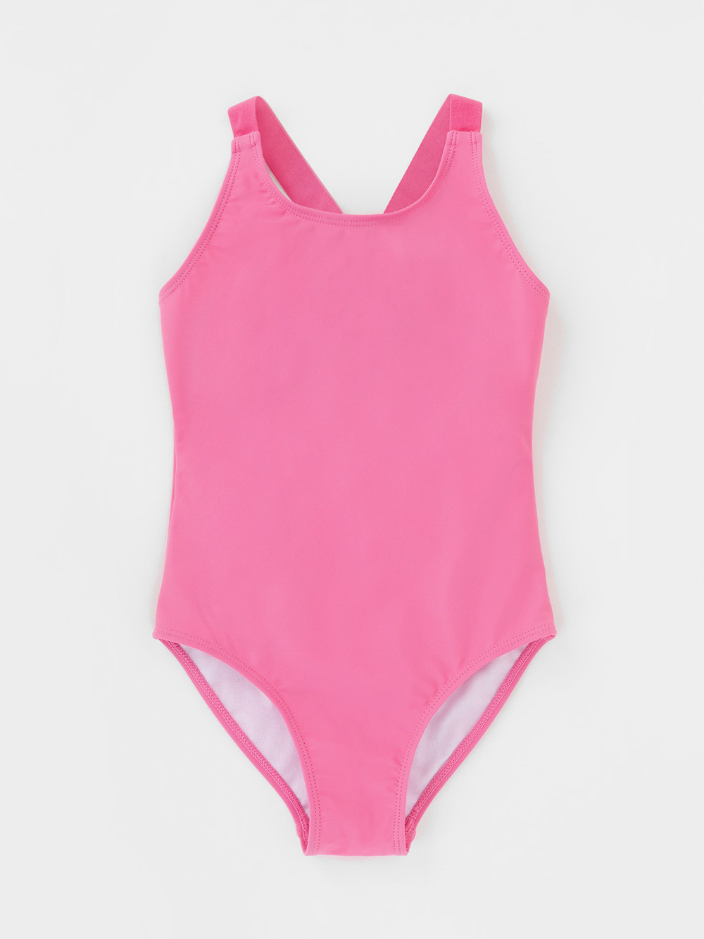 Купальник для девочки, артикул: ТК 16021/1 ФВ, цвет: ярко-розовый, фото 2