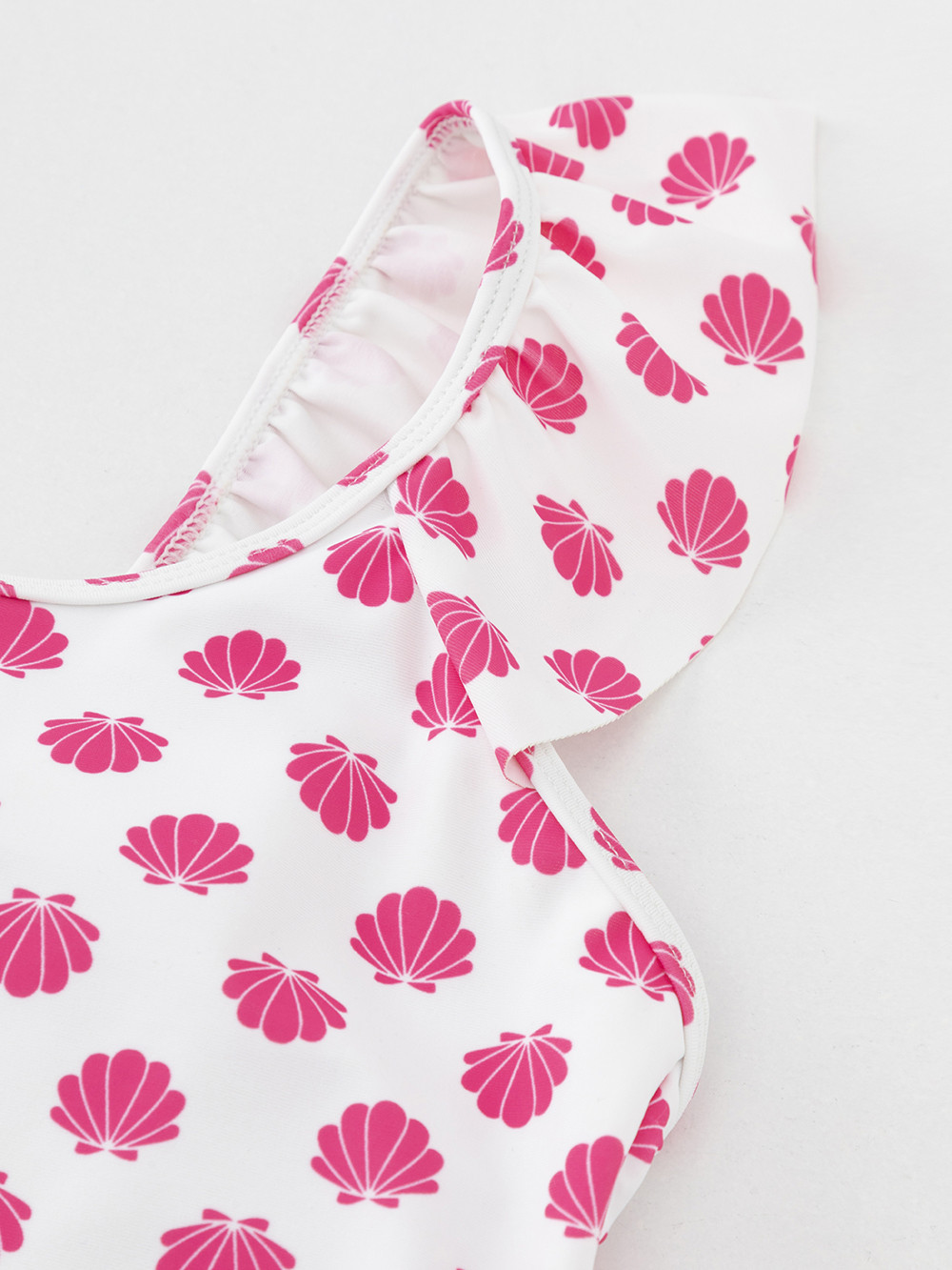 Купальник для девочки, артикул: ТК 16027/1н ФВ, цвет: белый, фото 2