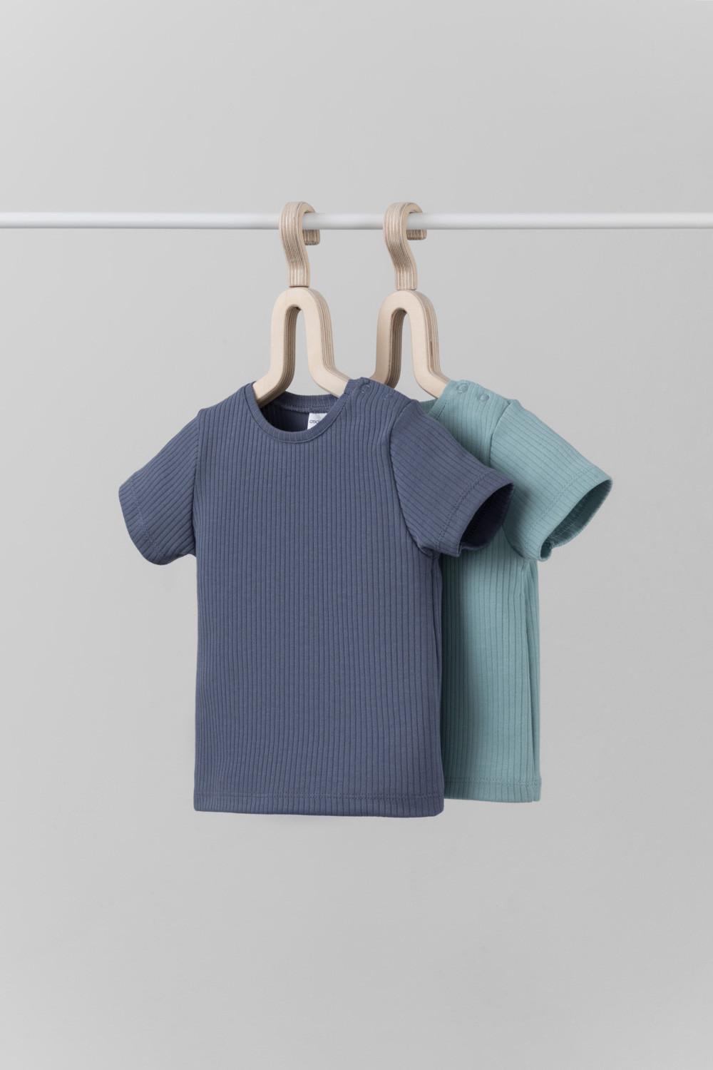 Футболка для новорожденных, артикул: К 302521-2уп, цвет: серый, фото 2