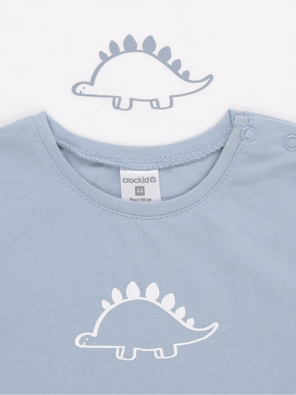 Футболка для новорожденных, артикул: К 302760-2уп, цвет: голубой, фото 2
