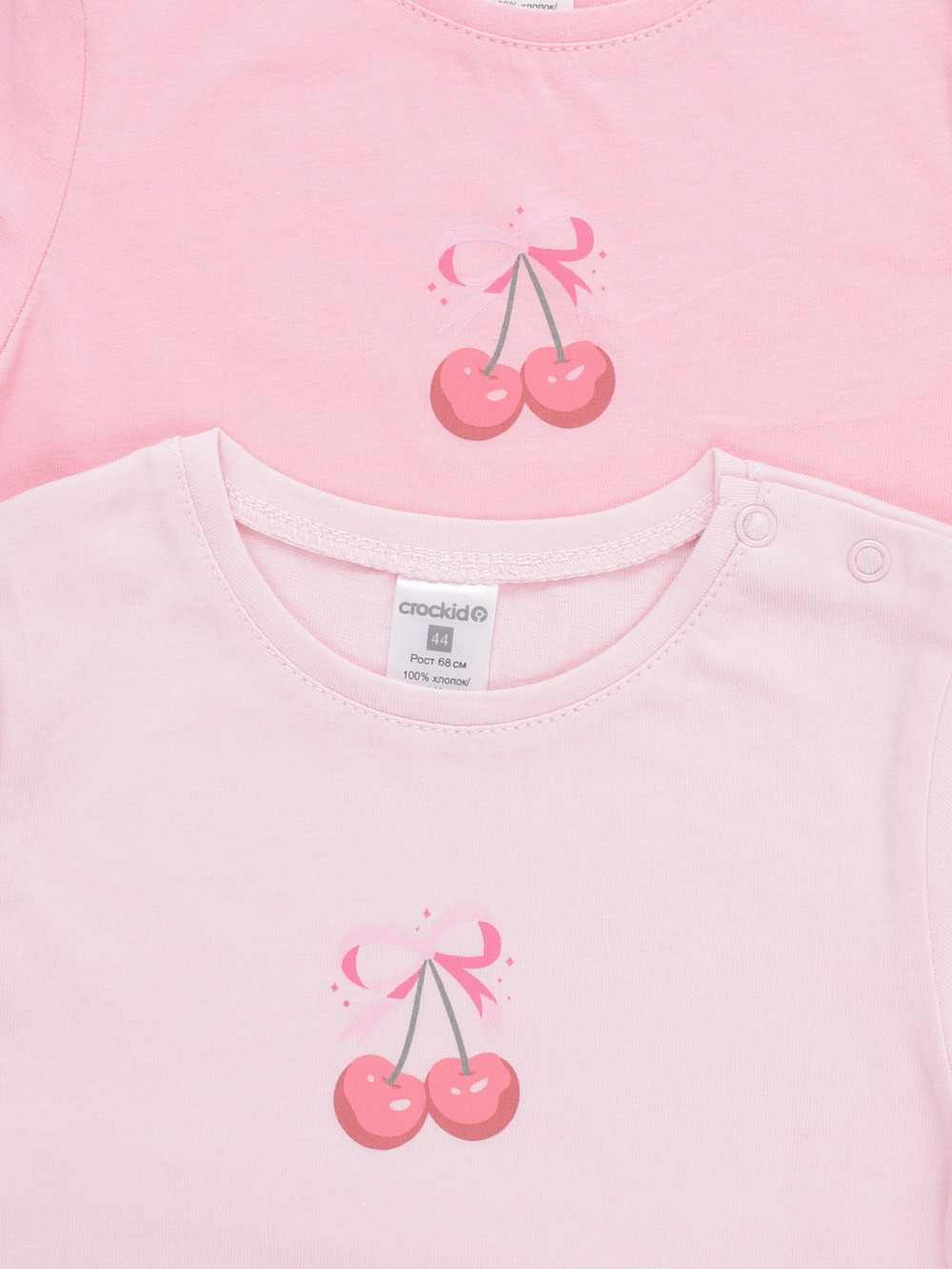 Футболка для новорожденных, артикул: К 302759-2уп, цвет: розовый, фото 2