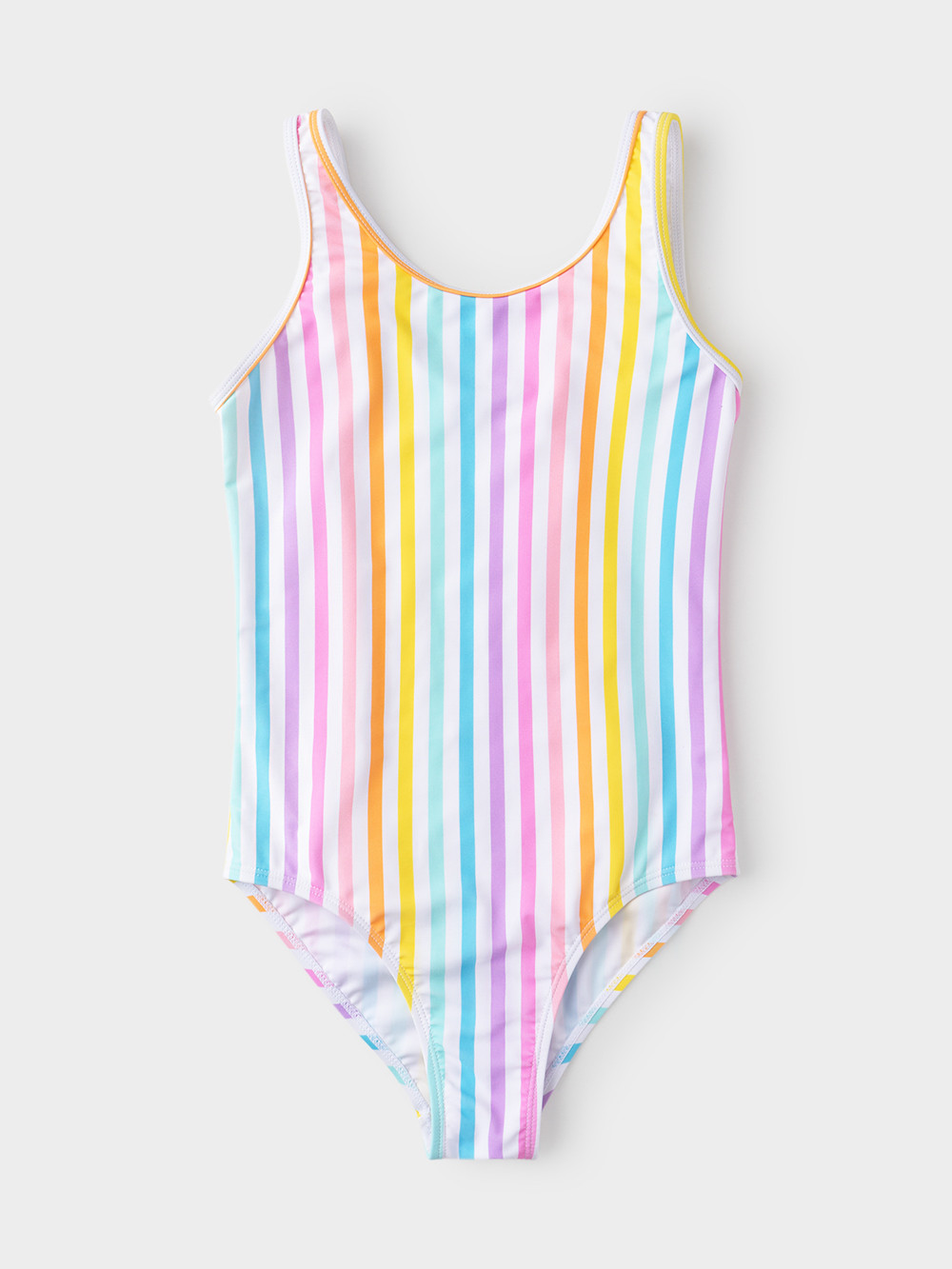 Купальник для девочки, артикул: ТК 16006/14н ХФ, цвет: белый, фото 2