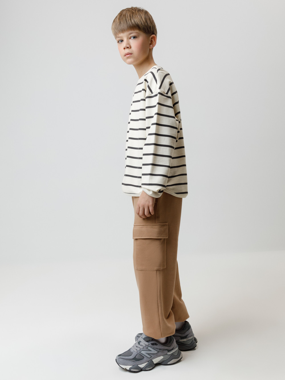 Брюки для мальчика, артикул: КР 400854, цвет: коричневый, фото 3