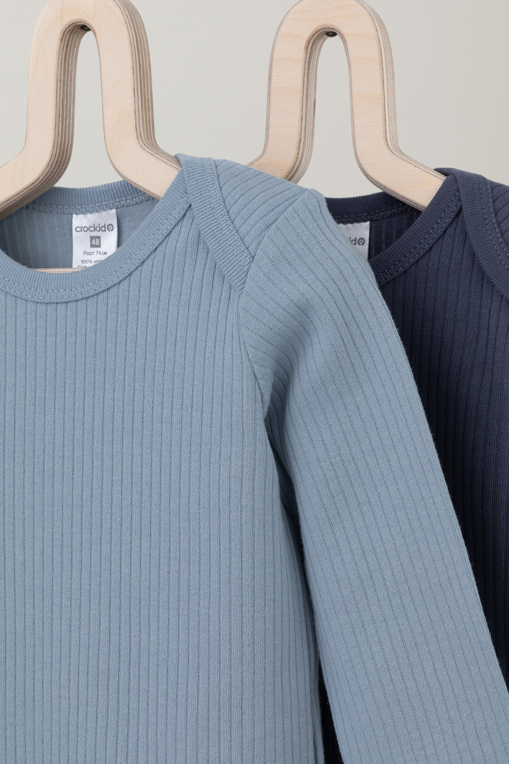 Боди для новорожденных, артикул: К 6526-2уп, цвет: синий, фото 3