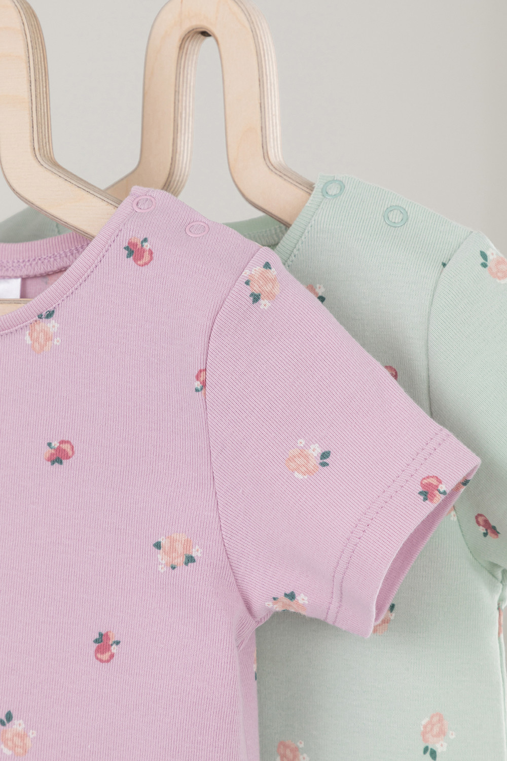 Футболка для новорожденных, артикул: К 301156-2уп, цвет: зеленый, фото 4