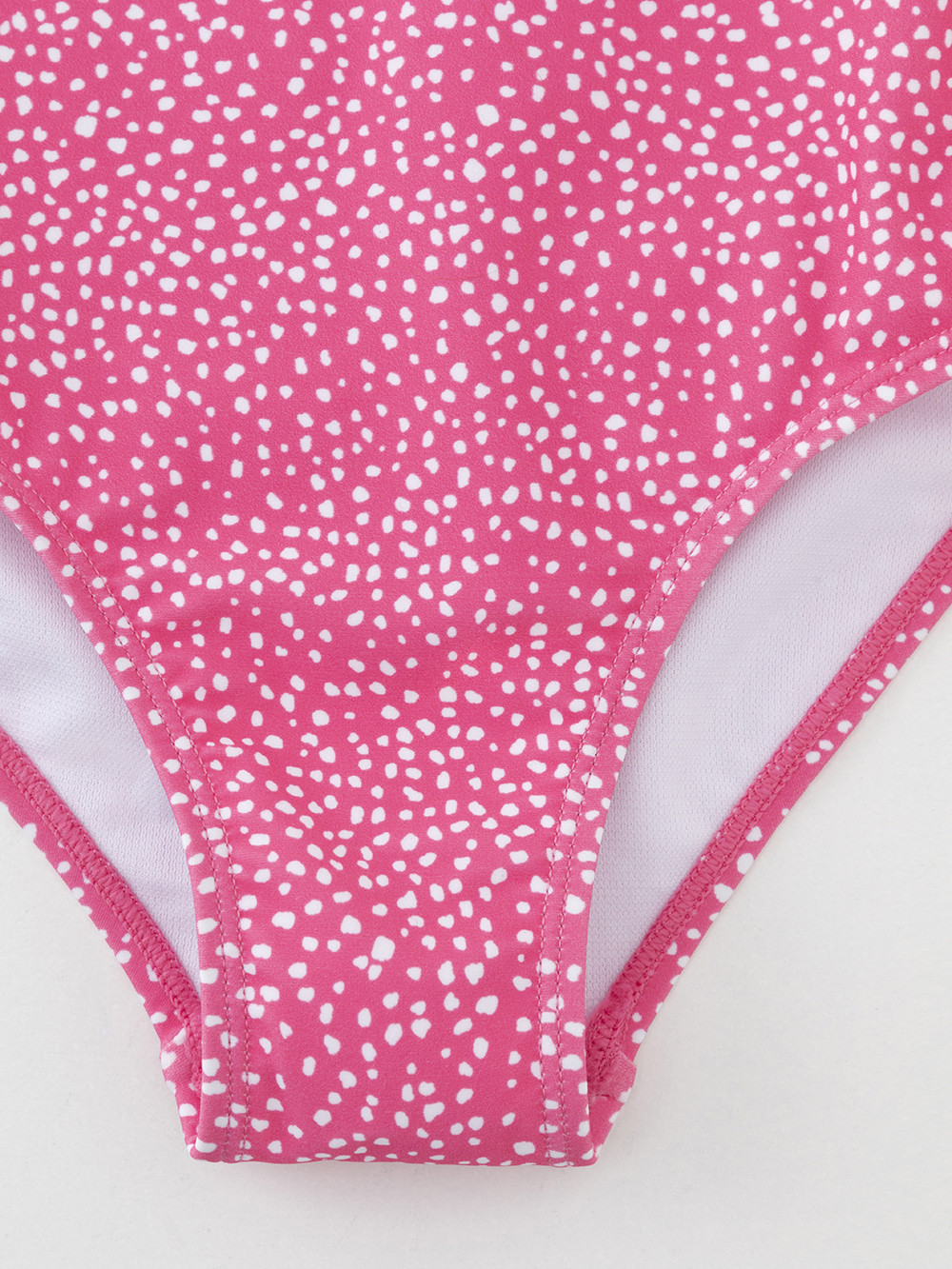 Купальник для девочки, артикул: ТК 16024/1н ФВ, цвет: светло-розовый, фото 4