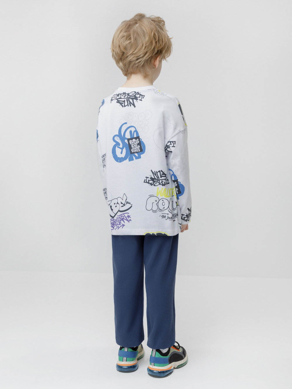 Брюки для мальчика, артикул: КР 400951, цвет: синий, фото 4