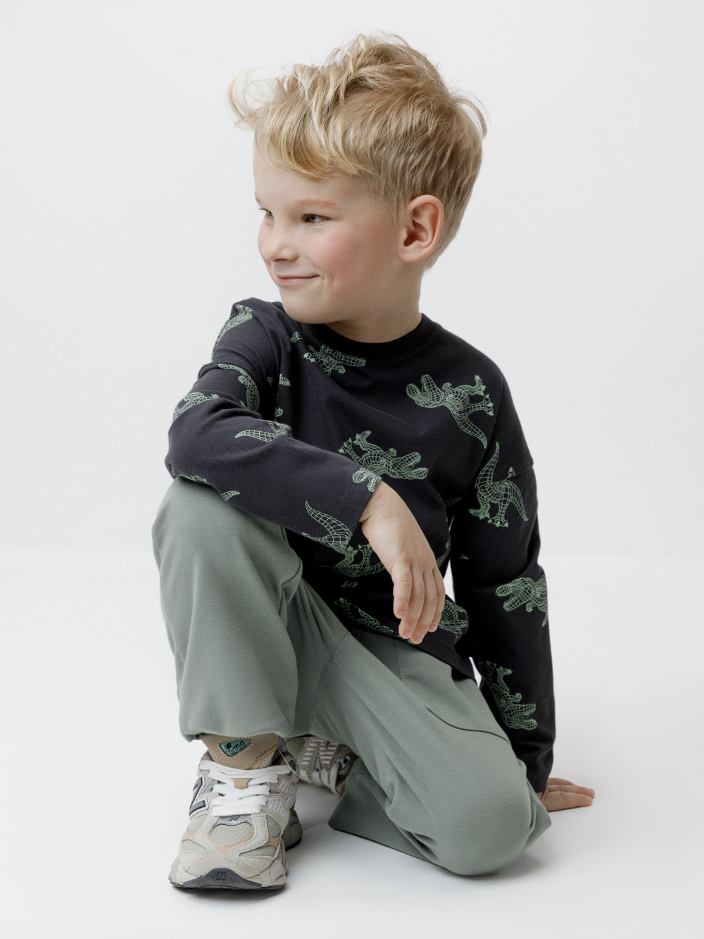 Брюки для мальчика, артикул: КР 400661, цвет: хаки, фото 4