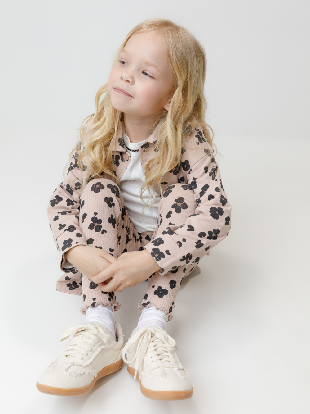 Рубашка для девочки, артикул: КР 302559, цвет: бежевый, фото 4