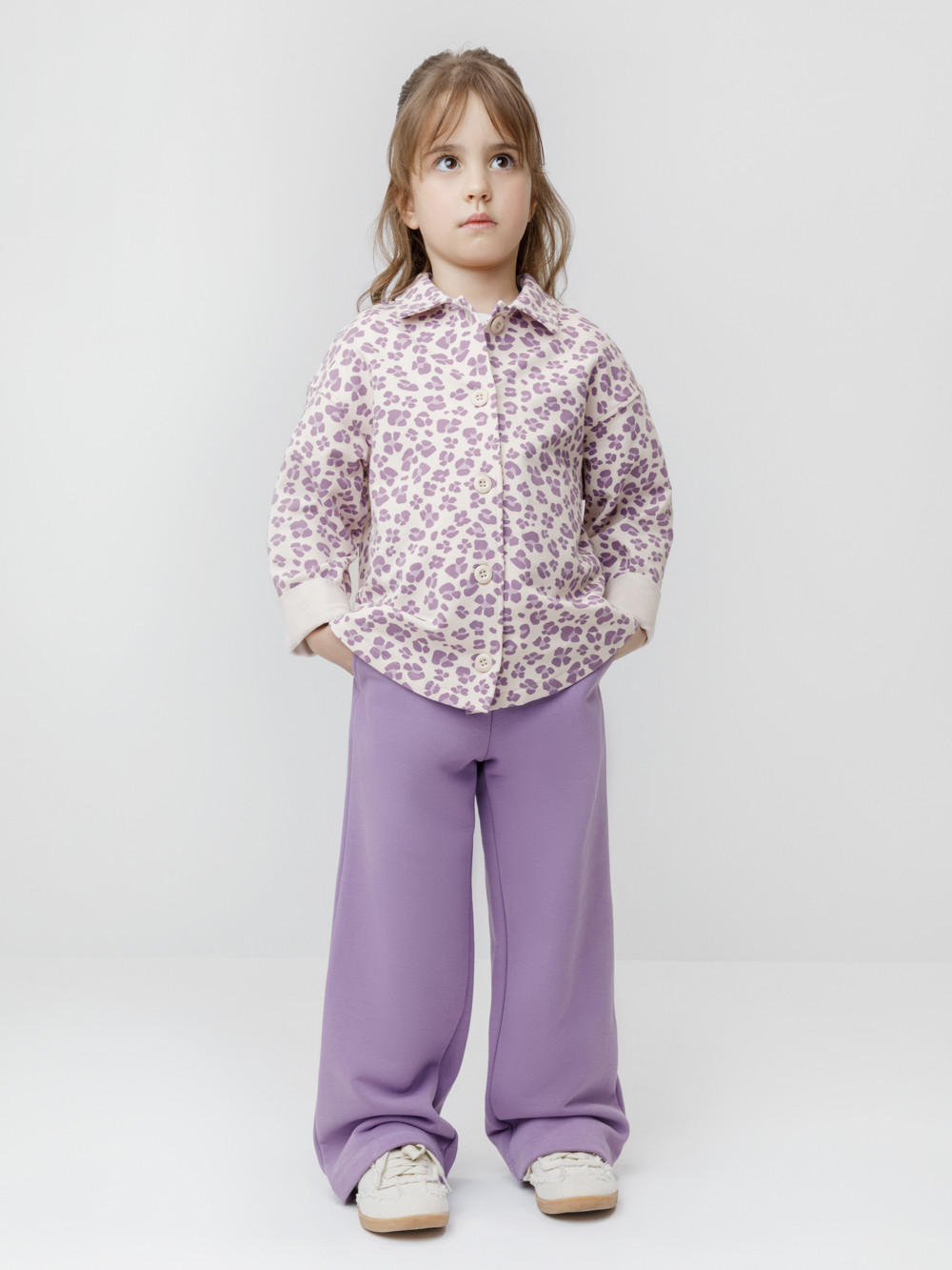 Рубашка для девочки, артикул: КР 302999, цвет: сахар, фото 4