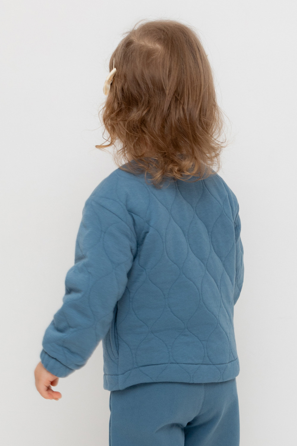 Жакет для девочки, артикул: КР 302549, цвет: синий, фото 4