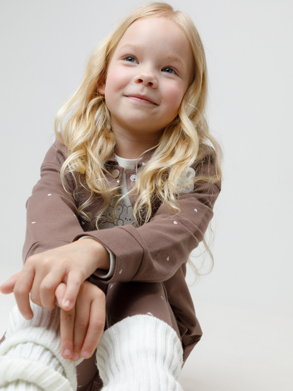 Рубашка для девочки, артикул: КР 302903, цвет: коричневый, фото 4