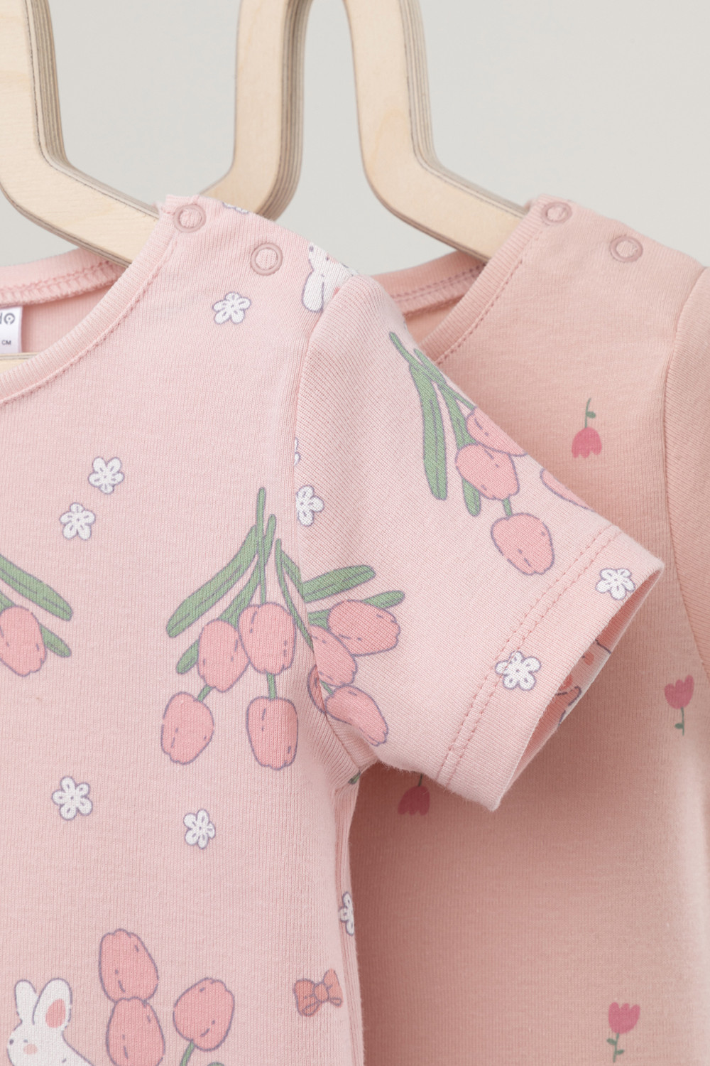 Футболка для новорожденных, артикул: К 301156-2уп, цвет: розовый, фото 4