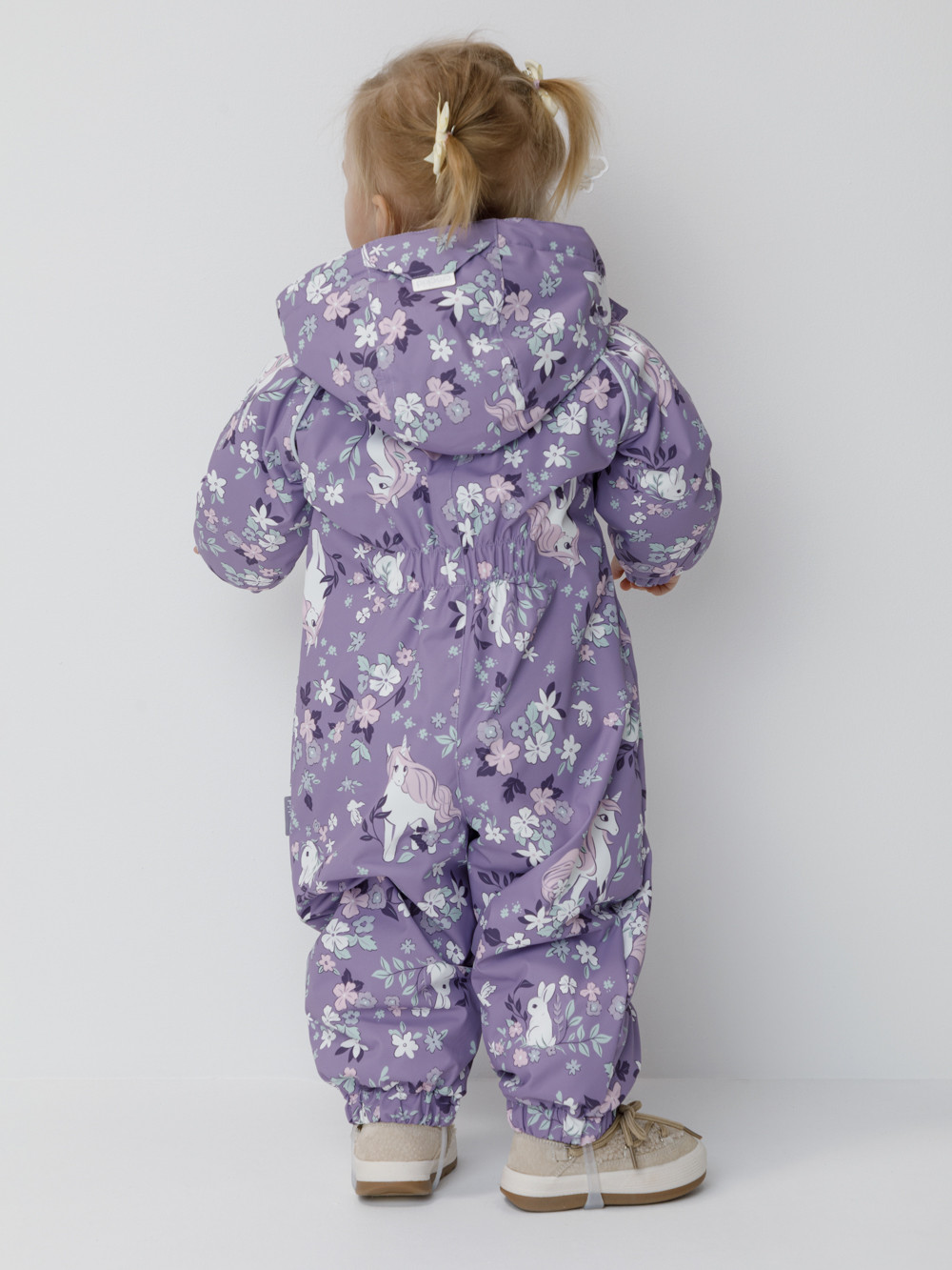 Комбинезоны утепленные для девочки, артикул: ВК 60085/н/73 Ал, цвет: фиолетовый, фото 5