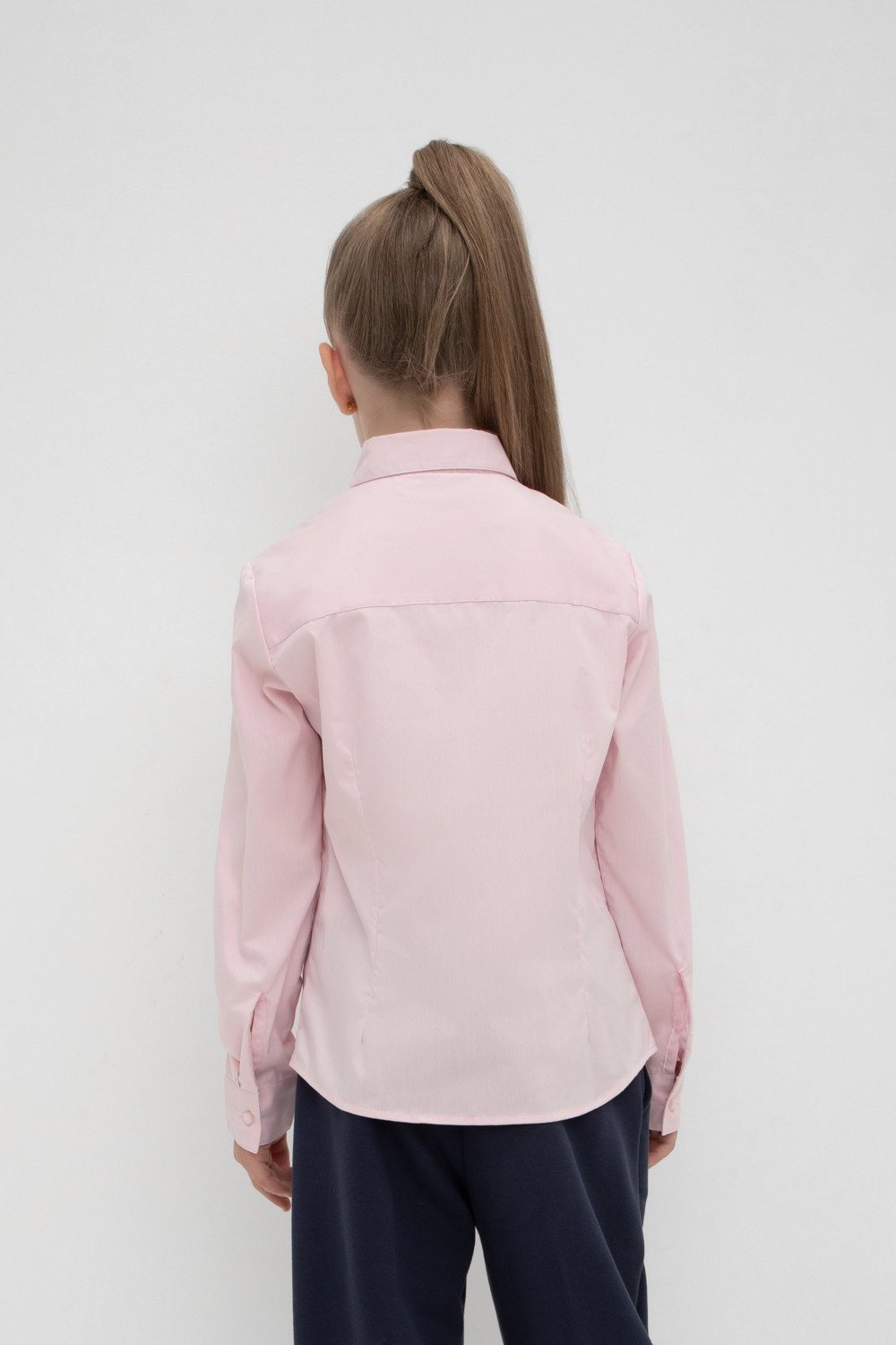 Блузка для девочки, артикул: ТК 39030, цвет: розовый, фото 5