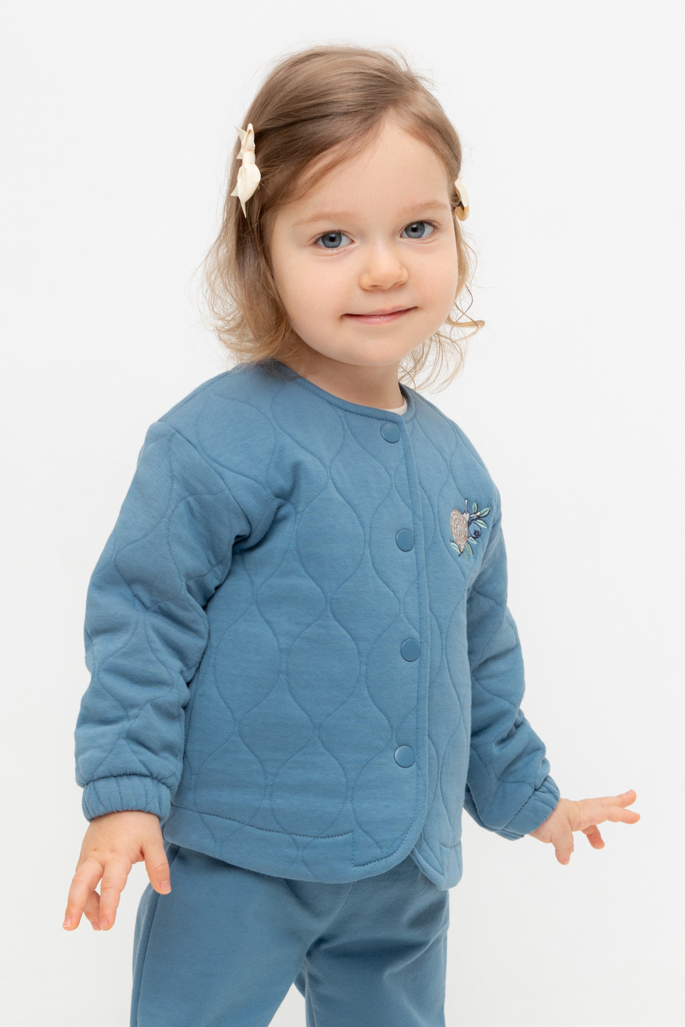 Жакет для девочки, артикул: КР 302549, цвет: синий, фото 5