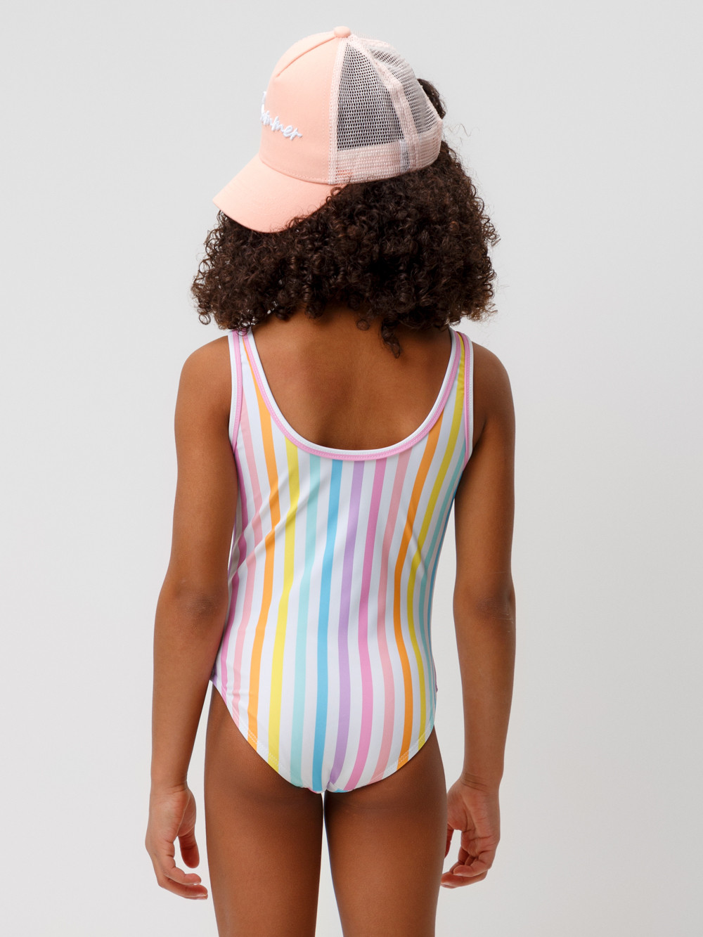 Купальник для девочки, артикул: ТК 16006/14н ХФ, цвет: белый, фото 5