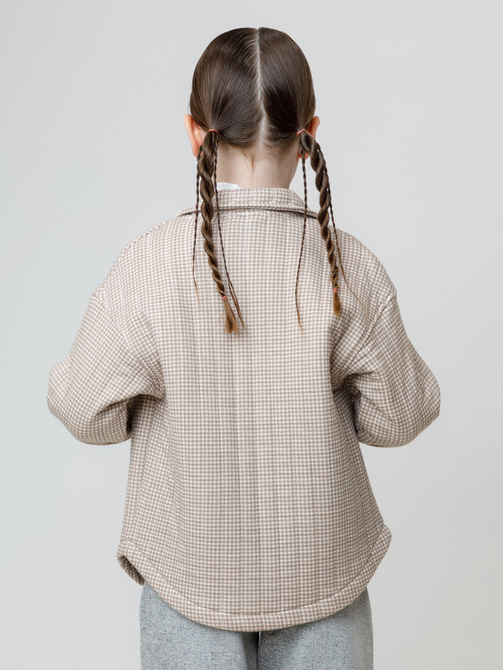 Рубашка для девочки, артикул: КР 302578, цвет: бежевый, фото 5