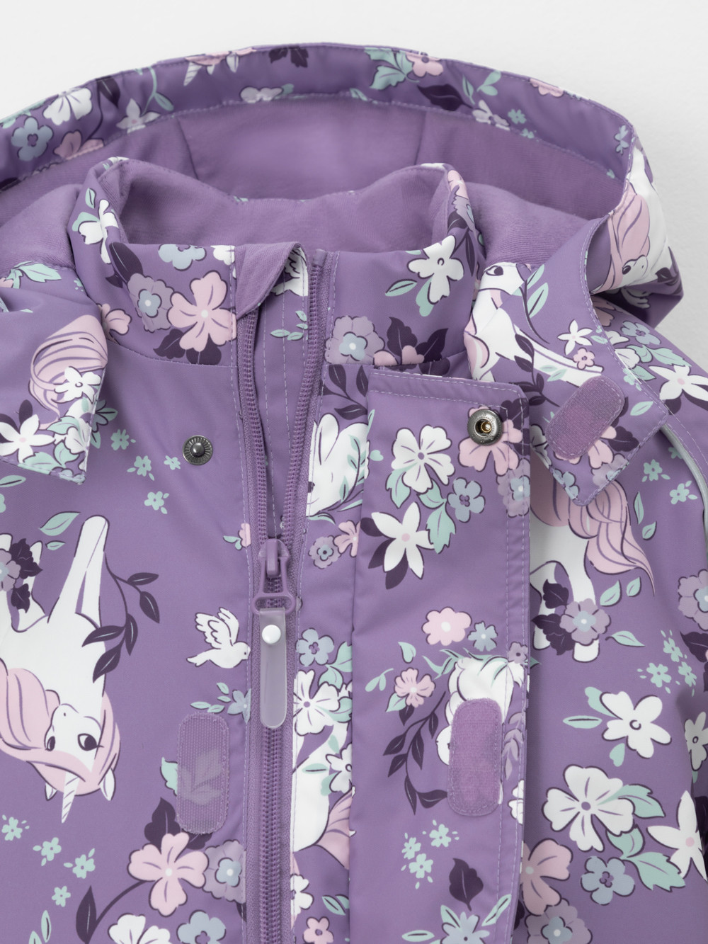 Комбинезоны утепленные для девочки, артикул: ВК 60085/н/73 Ал, цвет: фиолетовый, фото 6