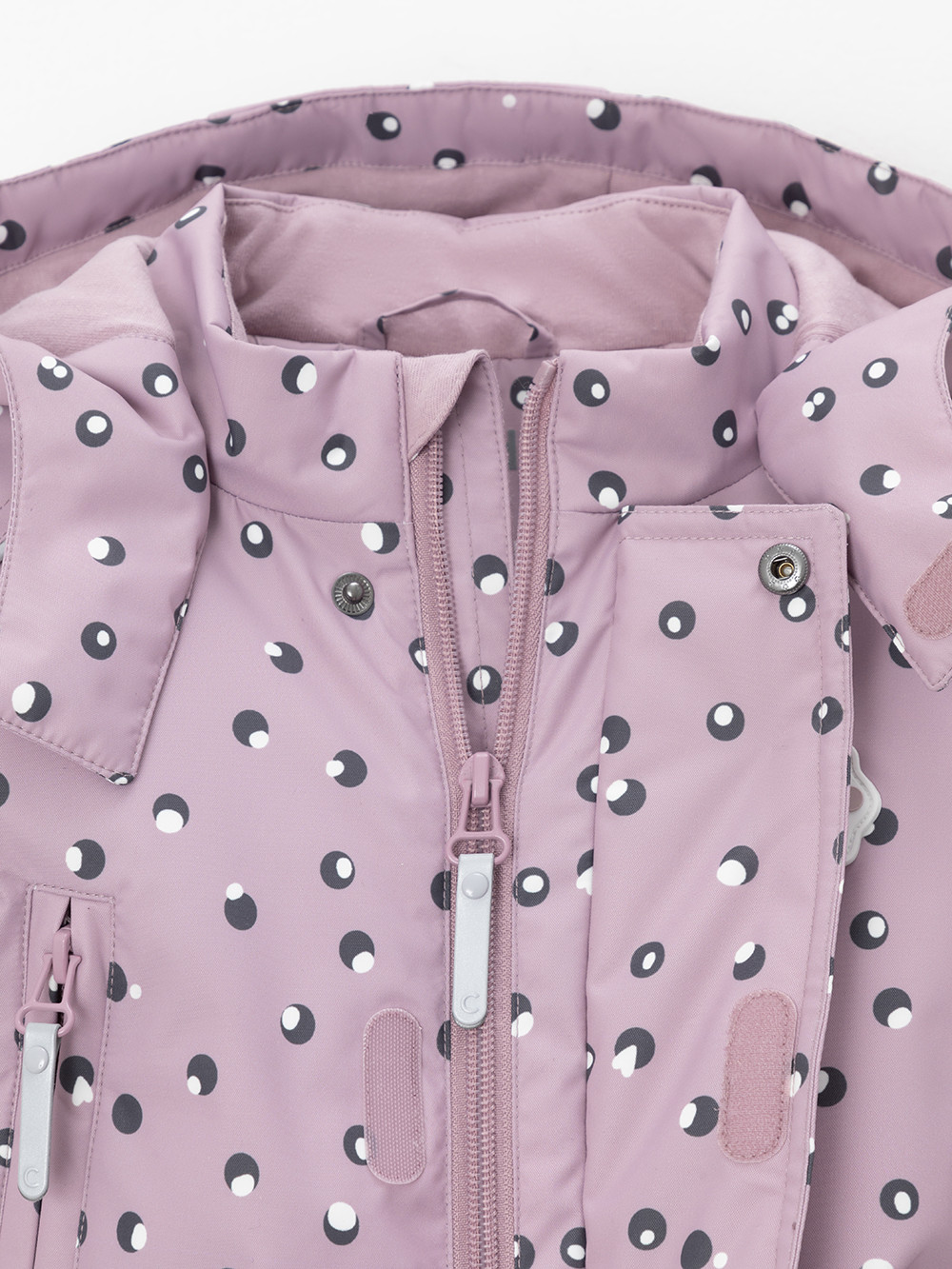 Комбинезоны утепленные для девочки, артикул: ВК 60138/н/3 УЗГ, цвет: розовый, фото 6