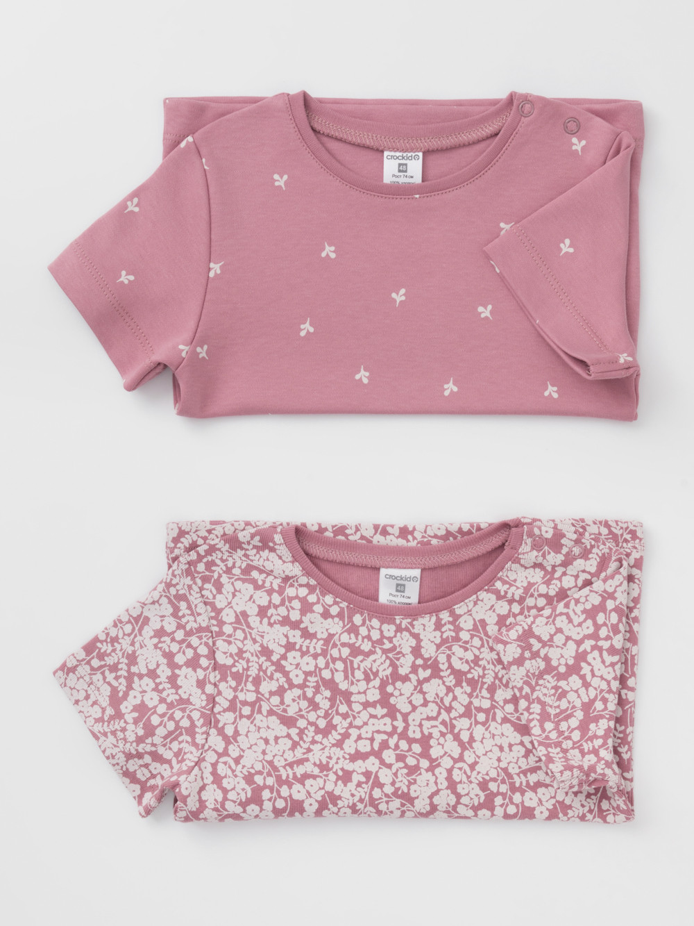 Футболка для новорожденных, артикул: К 301156-2уп, цвет: розовый, фото 6