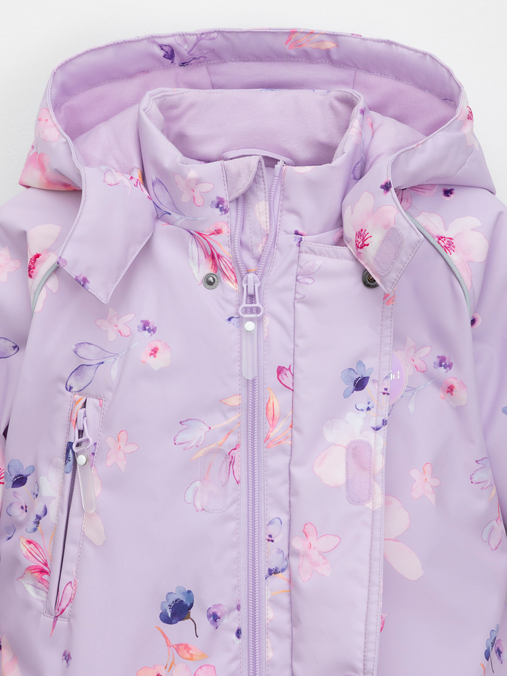 Комбинезоны утепленные для девочки, артикул: ВК 60085/н/67 Ал, цвет: фиолетовый, фото 6