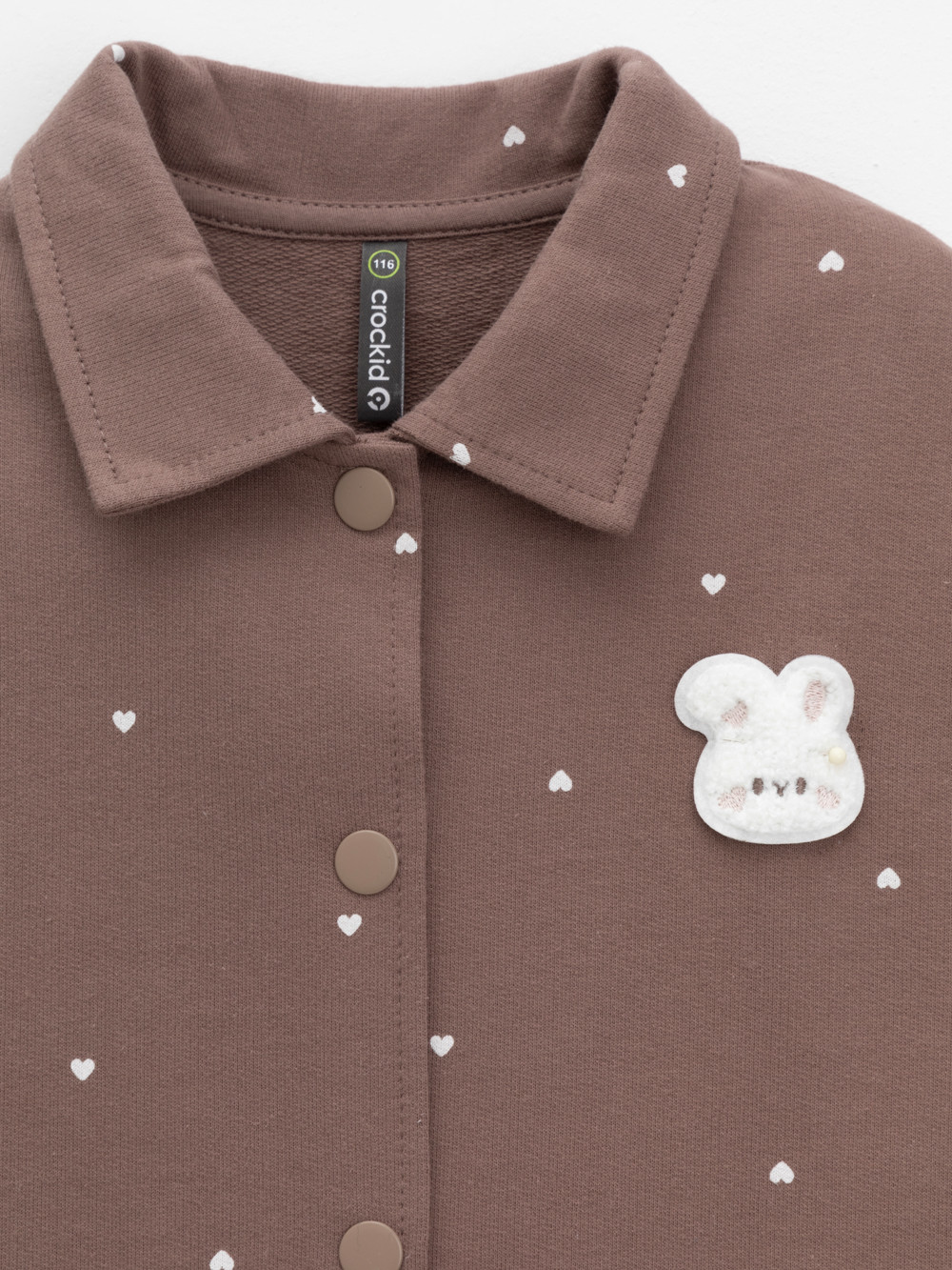 Рубашка для девочки, артикул: КР 302903, цвет: коричневый, фото 6