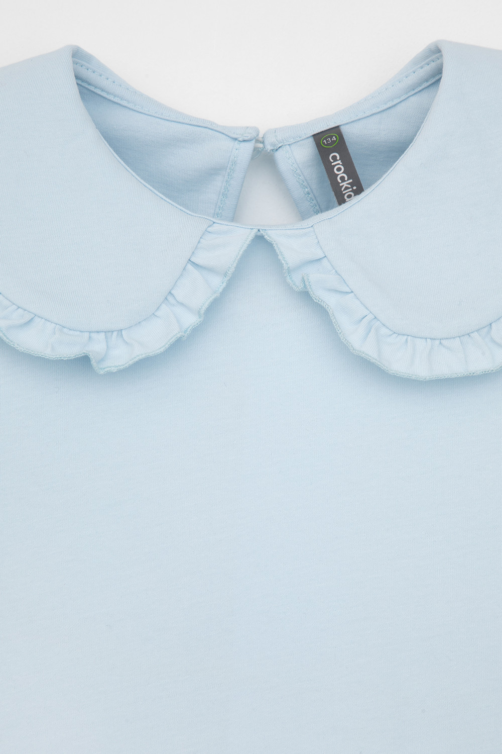 Блузка для девочки, артикул: К 302495, цвет: светло-голубой, фото 6