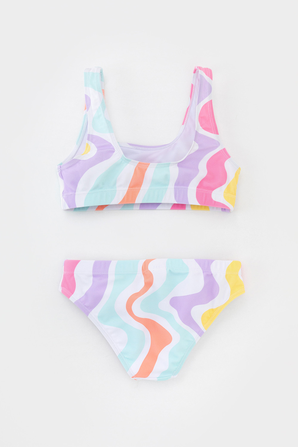 Купальник для девочки, артикул: ТК 17012/2н ФВ, цвет: белый, фото 7