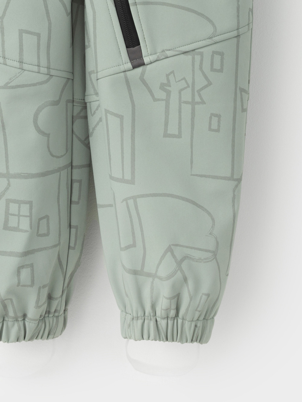 Комбинезоны утепленные для девочки, артикул: ВК 60135/н/3 ГР, цвет: хаки, фото 8