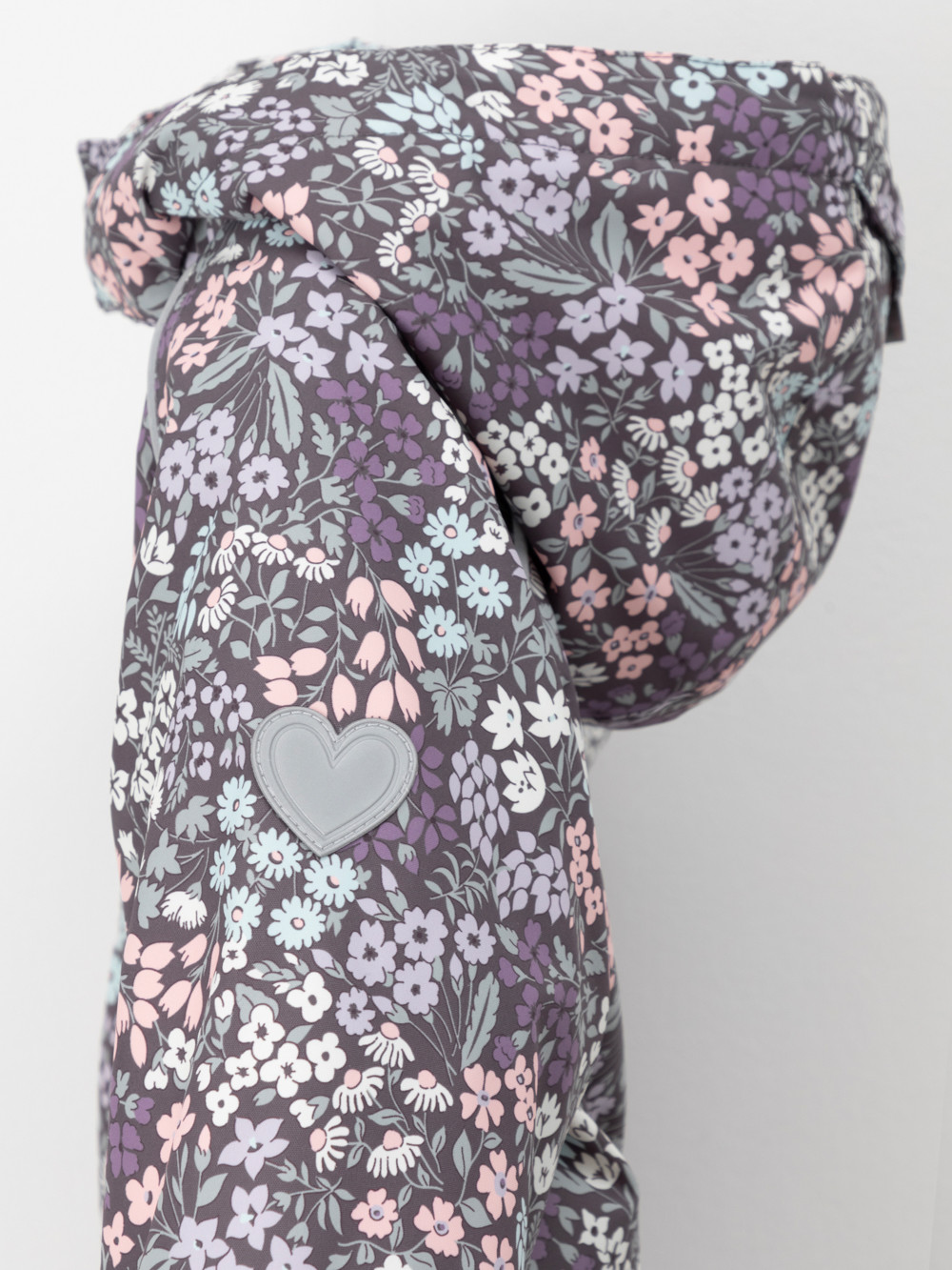 Комбинезоны утепленные для девочки, артикул: ВК 60085/н/71 Ал, цвет: темно-серый, фото 8