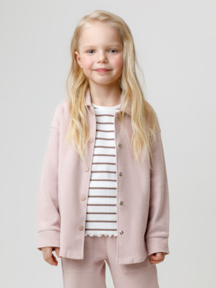 Рубашка для девочки, артикул: КР 302812, цвет: розовый