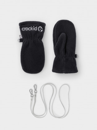 Рукавицы для мальчика, артикул: ФЛ 10000/25/60 ГР, цвет: темно-серый