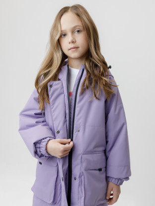 Куртка для девочки, артикул: ВК 32195/3 УЗГ, цвет: фиолетовый