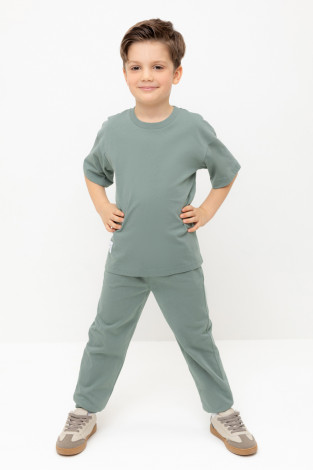 Брюки для мальчика, артикул: КР 400612, цвет: зеленый