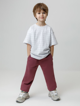 Брюки для мальчика, артикул: КР 400837, цвет: коричневый