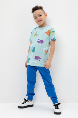 Брюки для мальчика, артикул: К 400563-1, цвет: голубой